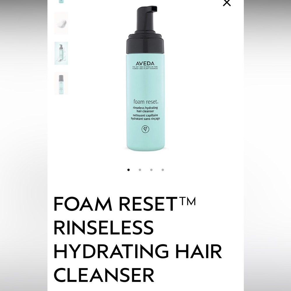 Aveda Foam Reset Rinseless Hydrating Hair Cleanser